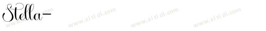Stella字体转换