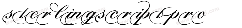 SterlingScriptPro字体转换