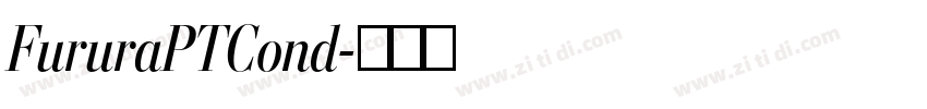 FururaPTCond字体转换
