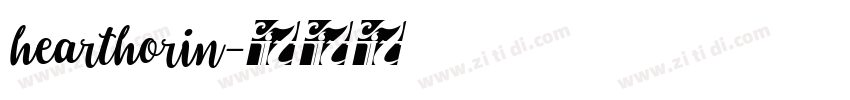 hearthorin字体转换