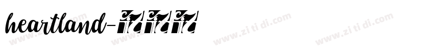 heartland字体转换