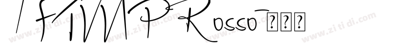 1FTVVIPRosso字体转换