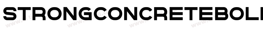 StrongConcreteBold字体转换