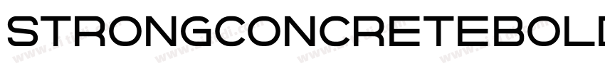 StrongConcreteBold字体转换