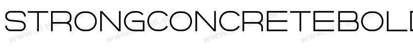 StrongConcreteBold字体转换