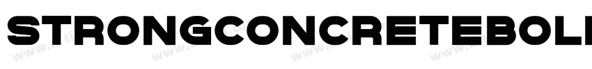 StrongConcreteBold字体转换