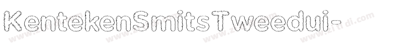KentekenSmitsTweedui字体转换