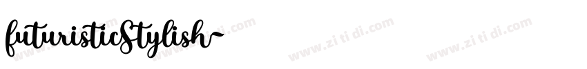 futuristicStylish字体转换