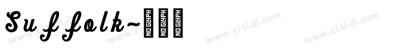 Suffolk字体转换