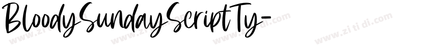 BloodySundayScriptTy字体转换