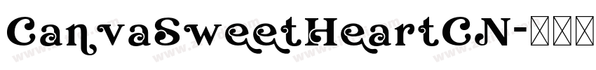 CanvaSweetHeartCN字体转换 CanvaSweetHeartCN字体转换