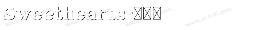 Sweethearts字体转换