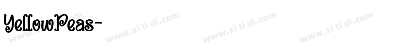 YellowPeas字体转换