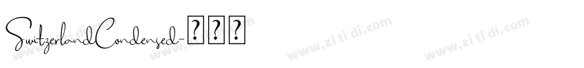 SwitzerlandCondensed字体转换