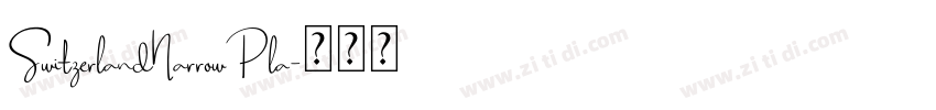SwitzerlandNarrowPla字体转换
