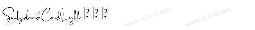 SwitzerlandCondLight字体转换