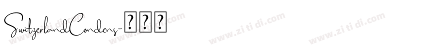 SwitzerlandCondens字体转换