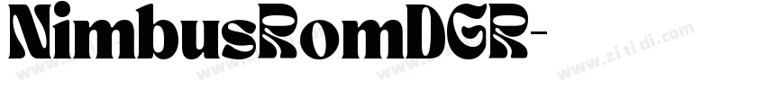 NimbusRomDGR字体转换