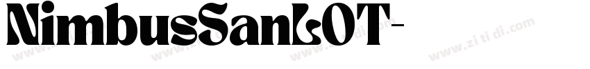 NimbusSanLOT字体转换
