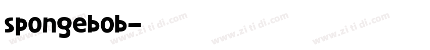 spongebob字体转换