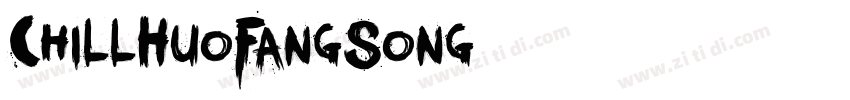 ChillHuoFangSong字体转换