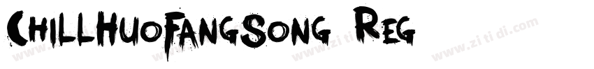 ChillHuoFangSong_Reg字体转换