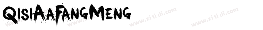 QisiAaFangMeng字体转换