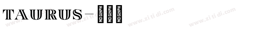 taurus字体转换