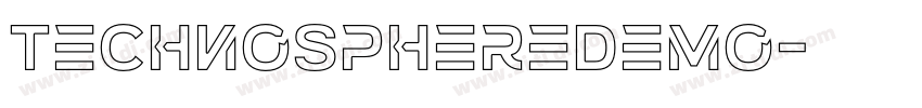 TechnoSphereDemo字体转换
