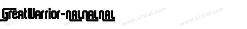 GreatWarrior字体转换