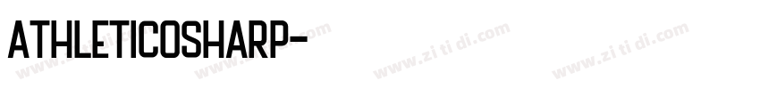 AthleticoSharp字体转换