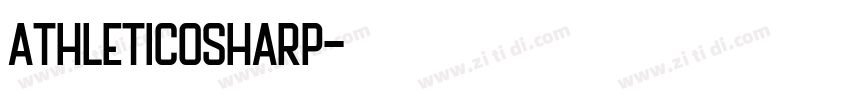 AthleticoSharp字体转换