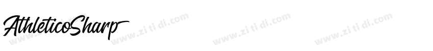 AthleticoSharp字体转换