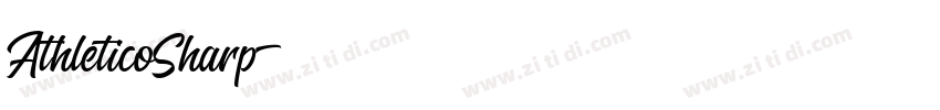 AthleticoSharp字体转换