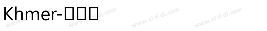 Khmer字体转换