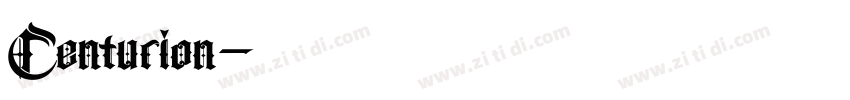 Centurion字体转换