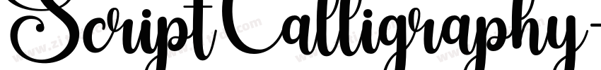 ScriptCalligraphy字体转换