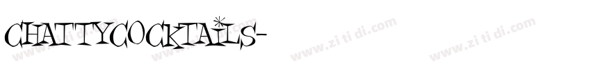 ChattyCocktails字体转换
