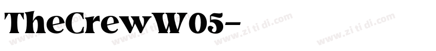 TheCrewW05字体转换 TheCrewW05字体转换