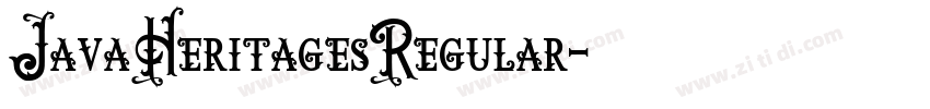 JavaHeritagesRegular字体转换 JavaHeritagesRegular字体转换