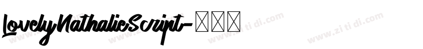 LovelyNathalieScript字体转换