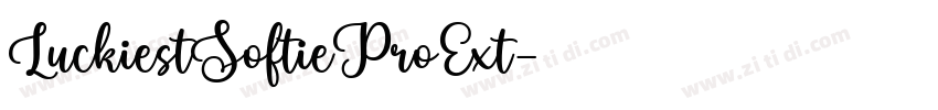 LuckiestSoftieProExt字体转换