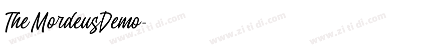 TheMordeusDemo字体转换