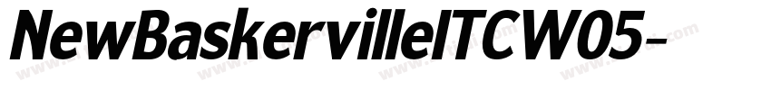 NewBaskervilleITCW05字体转换 NewBaskervilleITCW05字体转换