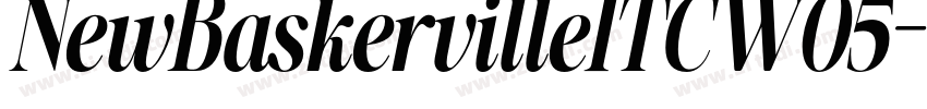 NewBaskervilleITCW05字体转换 NewBaskervilleITCW05字体转换