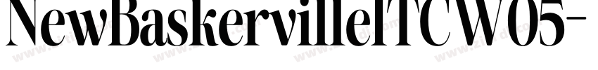 NewBaskervilleITCW05字体转换 NewBaskervilleITCW05字体转换