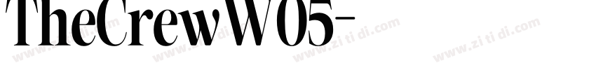 TheCrewW05字体转换 TheCrewW05字体转换