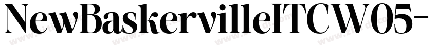 NewBaskervilleITCW05字体转换 NewBaskervilleITCW05字体转换