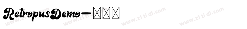 RetropusDemo字体转换