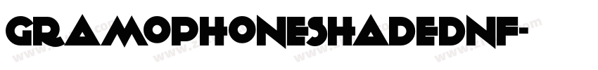 GramophoneShadedNF字体转换